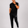 Adis Korik AeroFlex Black Dri-Fit T-Shirt & Trouser Set
