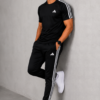 Adis Korik AeroFlex Black Dri-Fit T-Shirt & Trouser Set