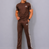 Adis Korik AeroFlex Brown Dri-Fit T-Shirt & Trouser Set