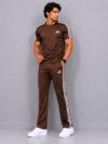 Adis Korik AeroFlex Brown Dri-Fit T-Shirt & Trouser Set