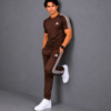 Adis Korik AeroFlex Brown Dri-Fit T-Shirt & Trouser Set