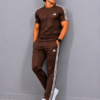 Adis Korik AeroFlex Brown Dri-Fit T-Shirt & Trouser Set