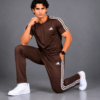 Adis Korik AeroFlex Brown Dri-Fit T-Shirt & Trouser Set