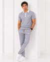 Nke Korik CollarFlex Ice Grey Premium Polo T-Shirt & Trouser Set