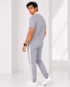 Nke Korik CollarFlex Ice Grey Premium Polo T-Shirt & Trouser Set