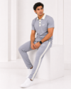 Nke Korik CollarFlex Ice Grey Premium Polo T-Shirt & Trouser Set
