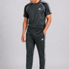 G-7 Adis Korik AeroFlex Charcoal Dri-Fit T-Shirt & Trouser Set