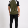 GB-3 NKE Korik UrbanFlex Olive Black Casual T-Shirt & Trouser Set