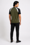 GB-3 NKE Korik UrbanFlex Olive Black Casual T-Shirt & Trouser Set
