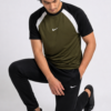 GB-6 NKE Korik UrbanFlex Olive Black Casual T-Shirt & Trouser Set