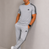 GR-4 Adis Korik AeroFlex Grey Dri-Fit T-Shirt & Trouser Set