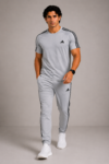 GR-5 Adis Korik AeroFlex Grey Dri-Fit T-Shirt & Trouser Set