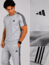 GR-6 Adis Korik AeroFlex Grey Dri-Fit T-Shirt & Trouser Set
