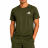 Adis Korik PitchFlex Olive Football Dri-Fit T-Shirt & Shorts Set