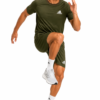 Adis Korik PitchFlex Olive Football Dri-Fit T-Shirt & Shorts Set