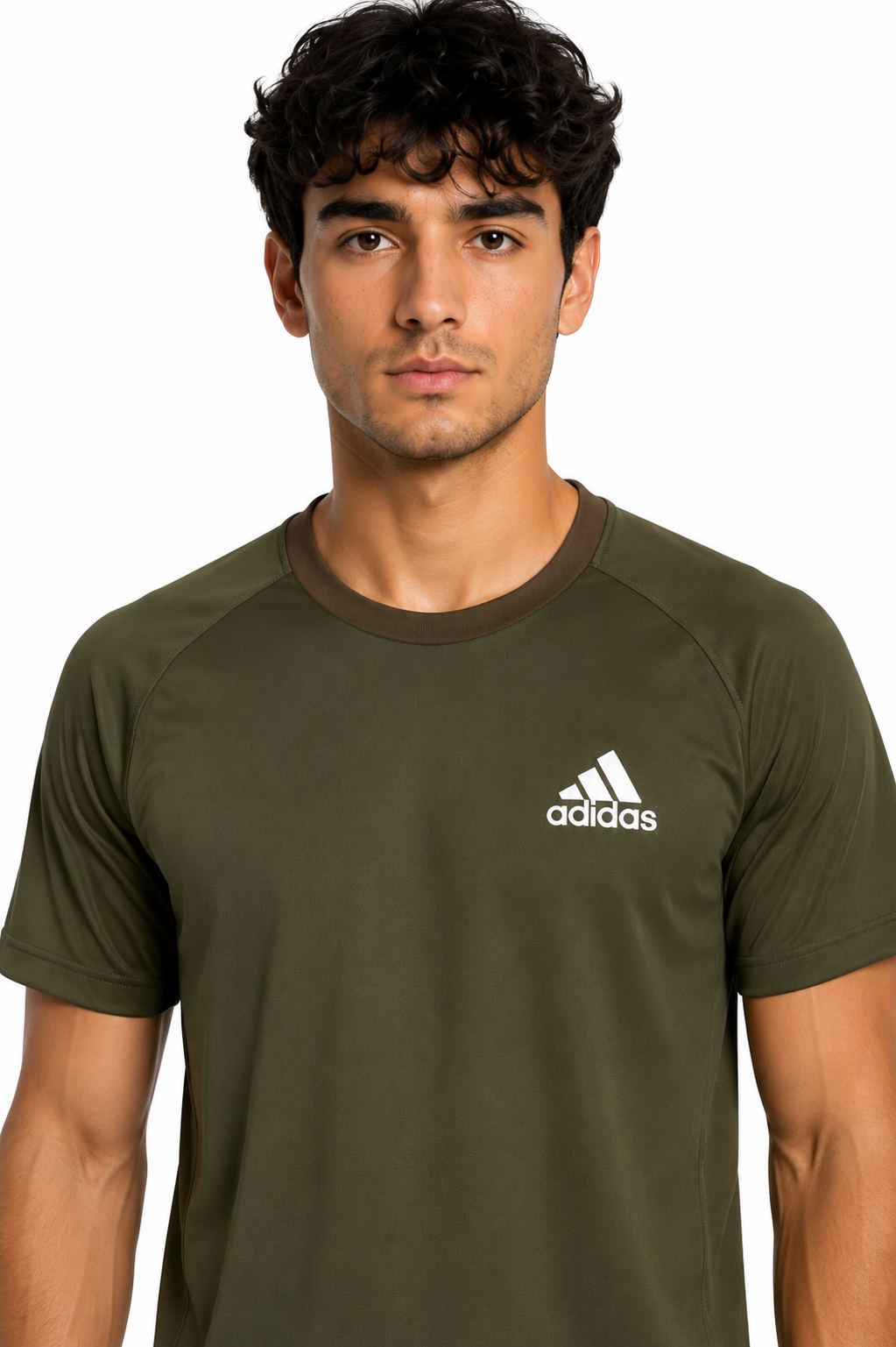 Adis Korik PitchFlex Olive Football Dri-Fit T-Shirt & Shorts Set