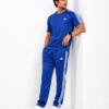 R-BL-4 Adis Korik AeroFlex Royal Blue Dri-Fit T-Shirt & Trouser Set