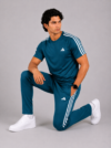 TL-4 Adis Korik AeroFlex Teal Dri-Fit T-Shirt & Trouser Set
