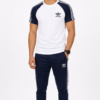 WN-2 Adis Korik UrbanFlex White Navy Casual T-Shirt & Trouser Set