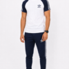 WN-3 Adis Korik UrbanFlex White Navy Casual T-Shirt & Trouser Set