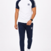 WN-7 Adis Korik UrbanFlex White Navy Casual T-Shirt & Trouser Set